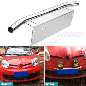 Soporte de Montaje Plateado para Barra de Luces Delantera de Coche, Soporte para Matrícula de Coche, Soporte para Barra de Luces de Matrícula Delantera de Automóvil - Product Image 3