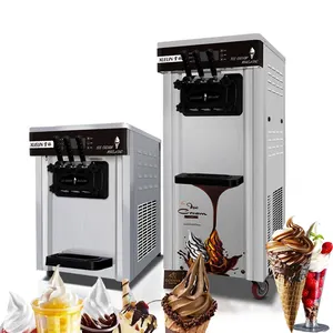 Vente en gros de machine à crème glacée domestique pour service doux et personnalisé machine à crème glacée pour gelato mélangeur de crème glacée pour la nourriture