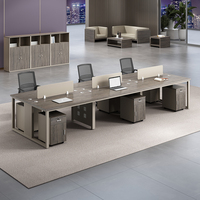Mobilier de bureau moderne BGZ-27 ensemble tables et chaises de bureau table de travail fabriquée en chine table de bureau du personnel en forme de l