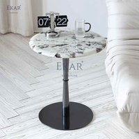 Nouvelle conception de meubles de salon modernes, table d'angle ronde