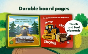 Livre sonore interactif tactile pour enfants : patchs sensoriels texturés avec bruits de pelle, <span class=keywords><strong>camion</strong></span> <span class=keywords><strong>benne</strong></span> et bulldozer - Product Image 2