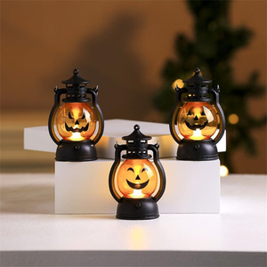 Vente en gros de lanterne citrouille à LED scintillante-style de lampe à huile vintage avec flamme réaliste alimentée par batterie <span class=keywords><strong>Jack</strong></span>-<span class=keywords><strong>o</strong></span>-lanterne portable - Product Image 4