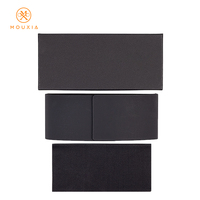 Étui en similicuir noir mat haut de gamme avec emballage cadeau, ensemble de lunettes de luxe