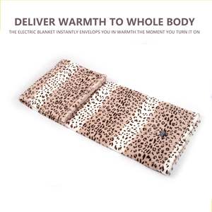 بطانية تدفئة كهربائية منزلية مقاومة للماء ومؤقتة، شال تدفئة للسفر منخفض الجهد - Product Image 2