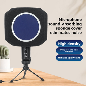 Voxfull DB-02 Écran d'Isolation pour Microphone Mini Studio d'Enregistrement Éponge Absorbant le Son Haute Qualité Anti-Projections Réduction du Bruit - Product Image 2
