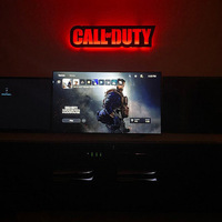 Décoration murale Call of Duty, veilleuse de jeu, néons LED personnalisables, télécommande, alimentation par piles/USB/prise, pour la décoration de la maison et des jeux