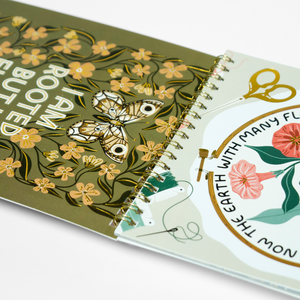 2024 đứng lật bàn lịch lịch trình nhỏ vàng dập hàng tháng lịch hàng ngày - Product Image 2