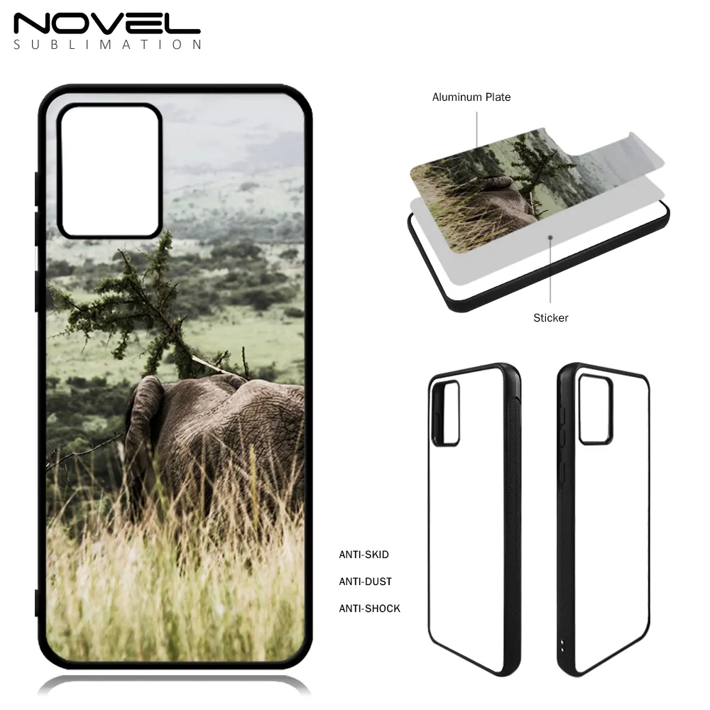 Funda de silicona suave para Moto, carcasa de TPU 2D para teléfono, bricolaje, sublimación, blanco, para Moto E13