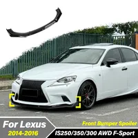Pour IS250 IS350 IS300 AWD F-Sport 2014 2015 2016, Spoiler de pare-chocs avant, lèvre de pare-chocs avant, accessoires décoratifs avant de la carrosserie