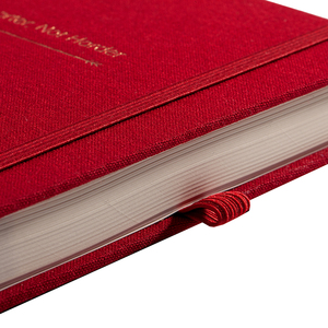 Venta al por mayor personalización A5 suministros de oficina planificador estacionario 2024 cuaderno diario de lino - Product Image 2