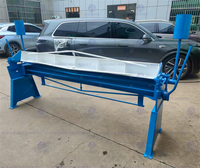Cintreuse de tôle manuelle contrôlée Construction-applicable Machine de pliage de tôle de l'industrie agricole Utilisé État Aluminium Nouveau
