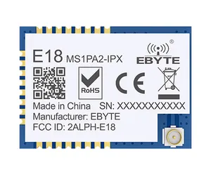 Ebyte OEM ODM E18-MS1PA2-IPX 1200M Modul Rf Nirkabel Jarak Jauh Smd IPEX Antarmuka TI Cc2530 Zigbe Modul Nirkabel