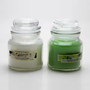 home decoration use customized scented mini 2oz candle with glass jar wholesale