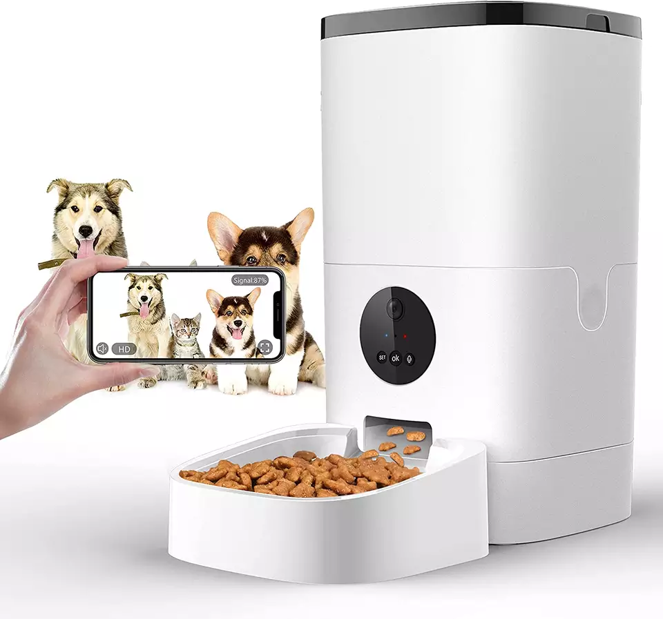 Katzenbedarf Hundefutter-Spender Tuya Smart Handy-App Fernbedienung  Automatischer Haustier-Futterautomat mit Timer| Alibaba.com