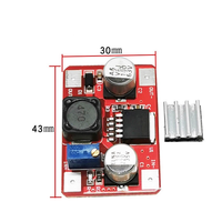 Module élévateur de convertisseur DC Boost LM2577 3.5-35V à 5-56V 3A MAX avec lumière