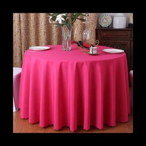 Custom Color High Quality Solid Color <b>Tablecloths</b> Tassel <b>Round</b> <b>Tablecloth</b> Cotton Linen Table Cloth - Product Image 1