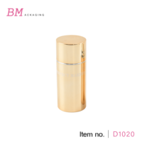 Nouveauté luxe or surligneur fard à joues bâton tube vide rond visage correcteur fond de teint bâton conteneur