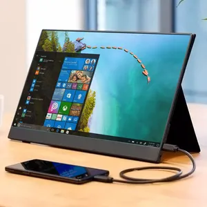 13.3 Inci 17.3 2K Tipis 15.6 Inci FHD 1080P Layar IPS Tipe-c HD PC Sakelar Telepon Dapat Dipasang Monitor 4K Portabel untuk Laptop