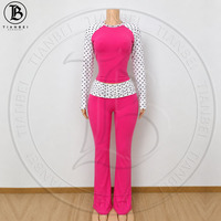 Ensemble de vêtements de détente pour femmes avec logo personnalisé, imprimé zèbre et léopard, chemise à manches longues et pantalon évasé, ensemble de vêtements de détente 2 pièces