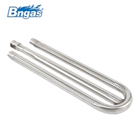 Brûleur à gaz GPL/GN en acier inoxydable en forme de U de 0 à 45 kW avec longueur personnalisée pour chaudière et four industriel – Pièce de rechange