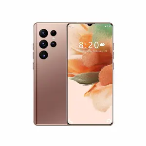 Çin mal çok renkli isteğe bağlı 12MP ön kamera S24 güvenli ambalaj ile Ultra akıllı cep telefonları