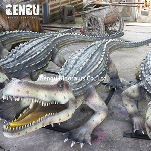 Statua in fibra di vetro animale di natale per interni a grandezza naturale in metallo resistente scuole interne asili nido aeroporti centri commerciali - Product Image 6