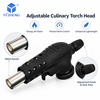 Torche à flamme jet de butane YIZHENG YZ-053 pour la cuisine, la crème brûlée, la pâtisserie, la cuisson, les desserts, le barbecue, le camping