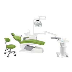 Dental Equipment Dental Chair with CE ISO Dental Chairs Unit Price with Mobile Cart