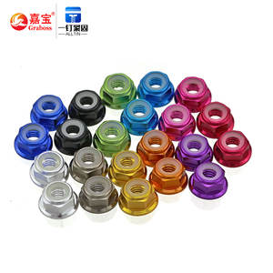 Tuerca decorativa de aluminio, M3, M4, M5, M6, M8, de nailon, tuerca de inserción hexagonal, tuerca de bloqueo automático, accesorios para reproductor - Product Image 2