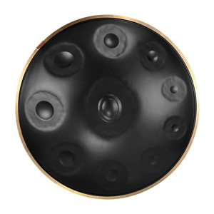 Hluru <span class=keywords><strong>Handpan</strong></span> fabriqué à la main de 22 pouces (10 notes)-Réglage professionnel D-Kurd 432Hz pour le studio et la performance - Product Image 4