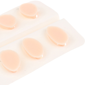 Tête de mannequin d'entraînement professionnelle en silicone avec paupières amovibles, 3 couleurs, outil emballé pour la pose d'extensions de cils - Product Image 4