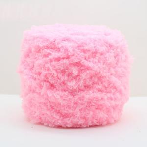 Toptan çeşitli renkler için yumuşak Polyester fantezi tığ mercan polar iplik örgü tığ - Product Image 4