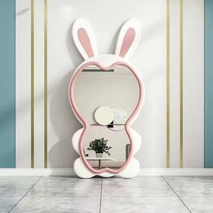 Nordic Style Custom Irregular Shaped Arched Full Length <b>Mirror</b> HD Glass Modern Design <b>Freestanding</b> & Wall Mounted Dual Use - Product Image 3