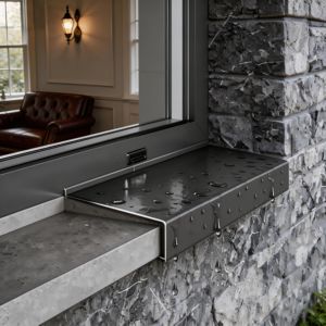 Plaque de <span class=keywords><strong>seuil</strong></span> de fenêtre en alliage <span class=keywords><strong>d</strong></span>'aluminium sur mesure, plaque anti-goutte <span class=keywords><strong>d</strong></span>'eau pour fenêtre, personnalisation de la taille et de la couleur disponible - Product Image 5