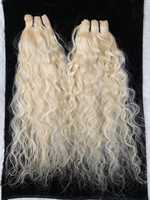 Ombre la plus légère 613 cuticule alignée cheveux vierges blond russe paquet de cheveux humains vierges blonds extension de cheveux humains brésiliens blonds