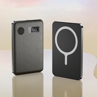 Vente en gros de chargeur portable super rapide 22.5W PD Support de téléphone magnétique 5000mAh Batterie externe sans fil LI-Polymer