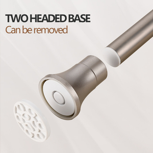 Tringles à rideaux réglables et extensibles en métal robuste 0,75M-<span class=keywords><strong>4M</strong></span>, installation facile pour la maison, le bureau, l'hôtel, le commerce électronique, la vente en gros - Product Image 5