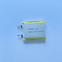 Batterie semi-solide 3,7 V 900 mAh personnalisée pour montre avec cathode LiNiMnCoO2, 500 cycles, pochette Lipo