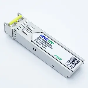 5G Network 1000BASE-EZX 1.25G SFP 1550nm 120km Transceiver For Gigabit Ethernet and 1G Fibre Channel