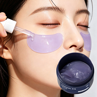 Patchs Hydrogel Contour des Yeux au Rétinol et Bakuchiol Anti-Poches – Réduit les Ridules, Hydrate, Améliore l'Élasticité, Estompe les Cernes