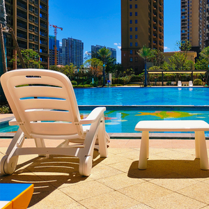 Chaises de plage pliantes de salon portatif extérieur Offres Spéciales chaises de piscine chaise longue de piscine en <span class=keywords><strong>plastique</strong></span> - Product Image 2
