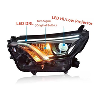 Ensemble de phares avant LED compatibles avec RAV4 LE 2016-2018, lentille transparente, 81185-42670