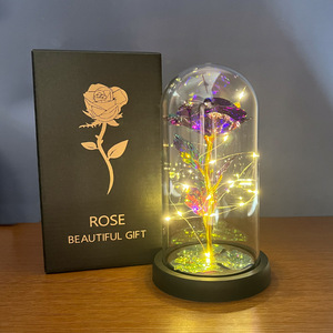 Hot Valentine's Day <b>Gift</b> for Girlfriend Rose Night Light Led Light Acrylic Cover Gold Foil Flower <b>Gift</b> <b>Box</b> <b>Christmas</b> <b>Gift</b> - Product Image 6