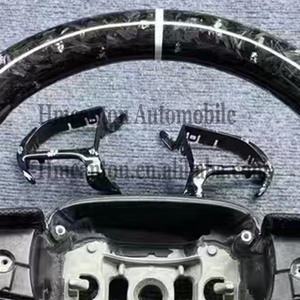 Nuevo Producto, Volante Deportivo de Fibra de Carbono Forjada y Cuero Perforado para Dodge Challenger - Product Image 2