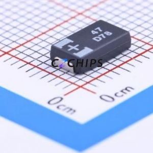 Condensador de Tántalo 20TQC47MYF (Capacitancia: 47uF) (Precisión: 20%) (Voltaje Nominal: 20V) - Product Image 1