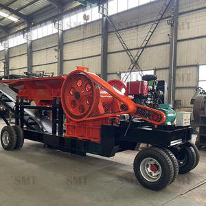 Карьер использует мобильную щековую дробилку <span class=keywords><strong>PE500X750</strong></span> с конвейерной лентой для линии дробления твердых пород. - Product Image 5