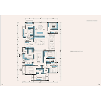 Plan de conception intérieure de maison en bois de couleur crème, moderne et confortable, entièrement personnalisé, avec garantie de 3 ans par l'équipe de designers