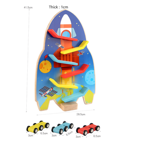 Juguete Educativo Interactivo para Padres e Hijos, Coche <span class=keywords><strong>de</strong></span> <span class=keywords><strong>Carreras</strong></span> con Tobogán <span class=keywords><strong>de</strong></span> Diseño <span class=keywords><strong>de</strong></span> Dibujos Animados Coloridos, Venta al Por Mayor - Product Image 2