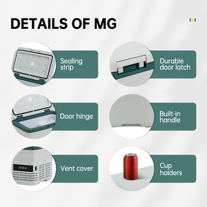 Mg9 mini xe tủ lạnh máy nén tuyệt vời 12V/24V nhựa tủ đông cho bán buôn Mini mỹ phẩm chăm sóc da chăm sóc da lạnh - Product Image 4