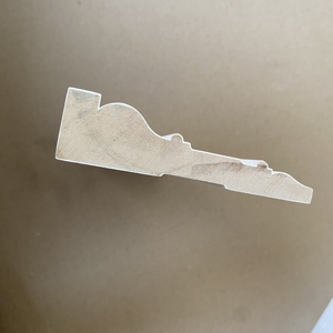 Rodapié de pino blanco preimprimado para unión con el suelo, para molduras modernas, longitud personalizada, pedido a granel, venta al por mayor - Product Image 4